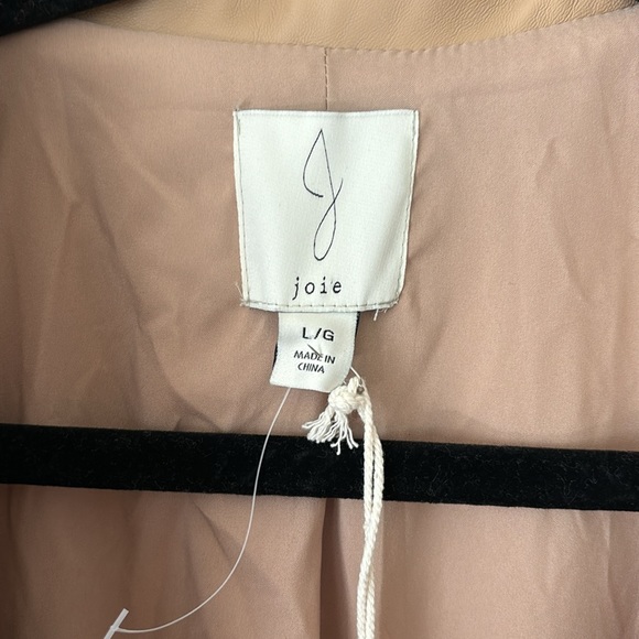 Joie Faux Leather Blazer - Picture 2 of 4